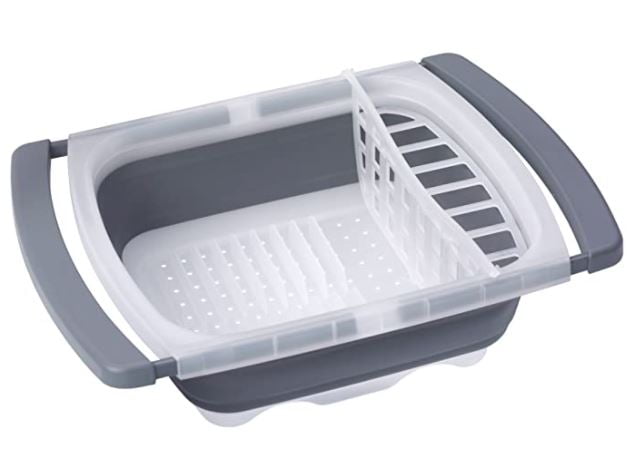 rv kitchen accessories: Collapsible Over-The-Sink Dish Drainer