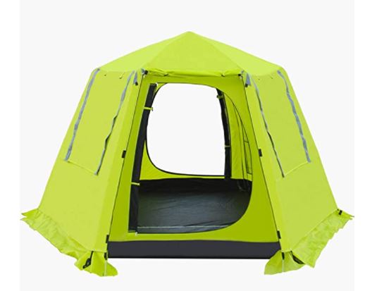 Travel Tunnel Tents: WEIE Family Camping Tent Hexagon